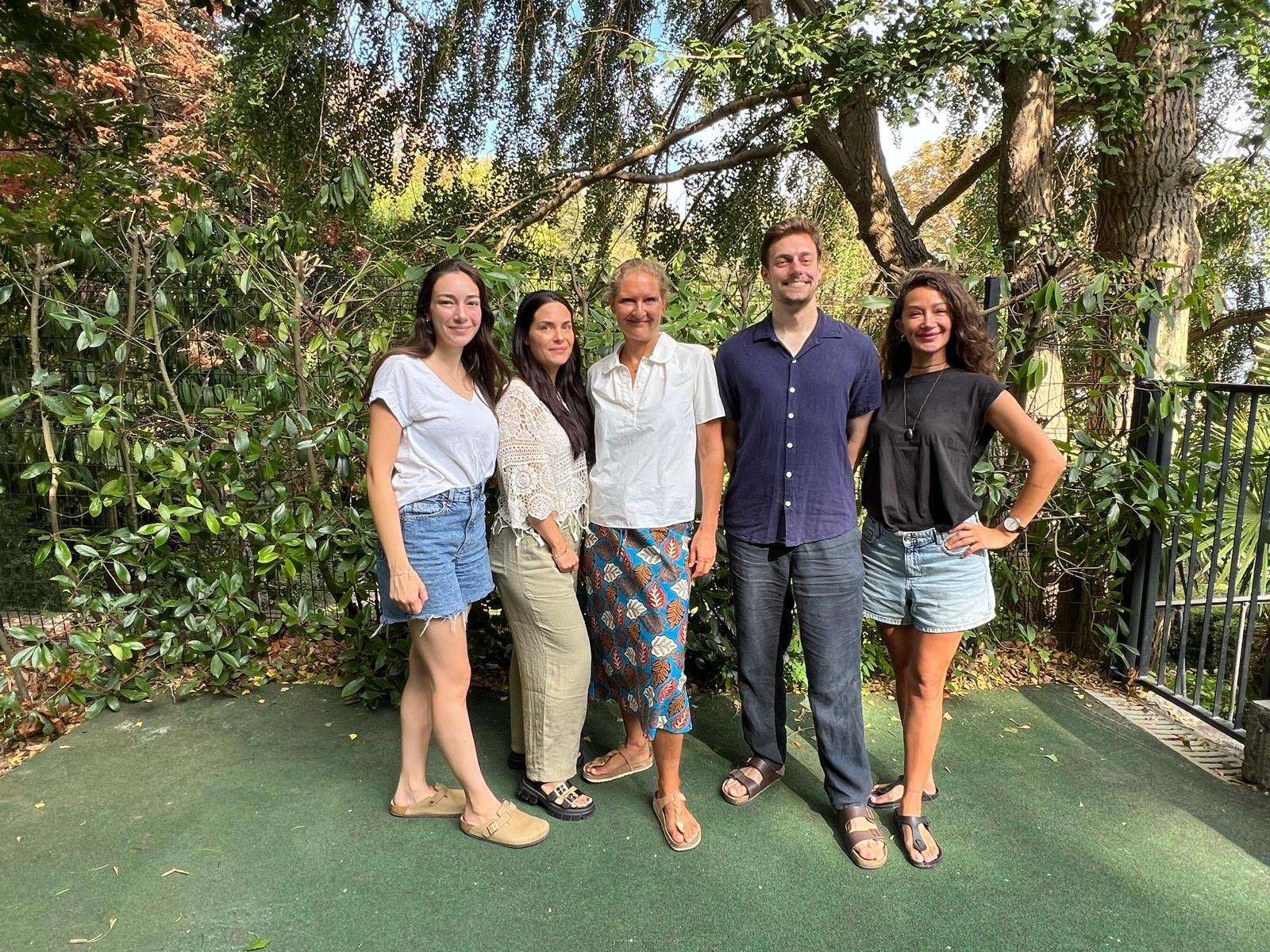 oben links nach rechts: Mercan Köylü, Ivona Cekic, Christine Günther, Christian Rieck, Ebru Akgün