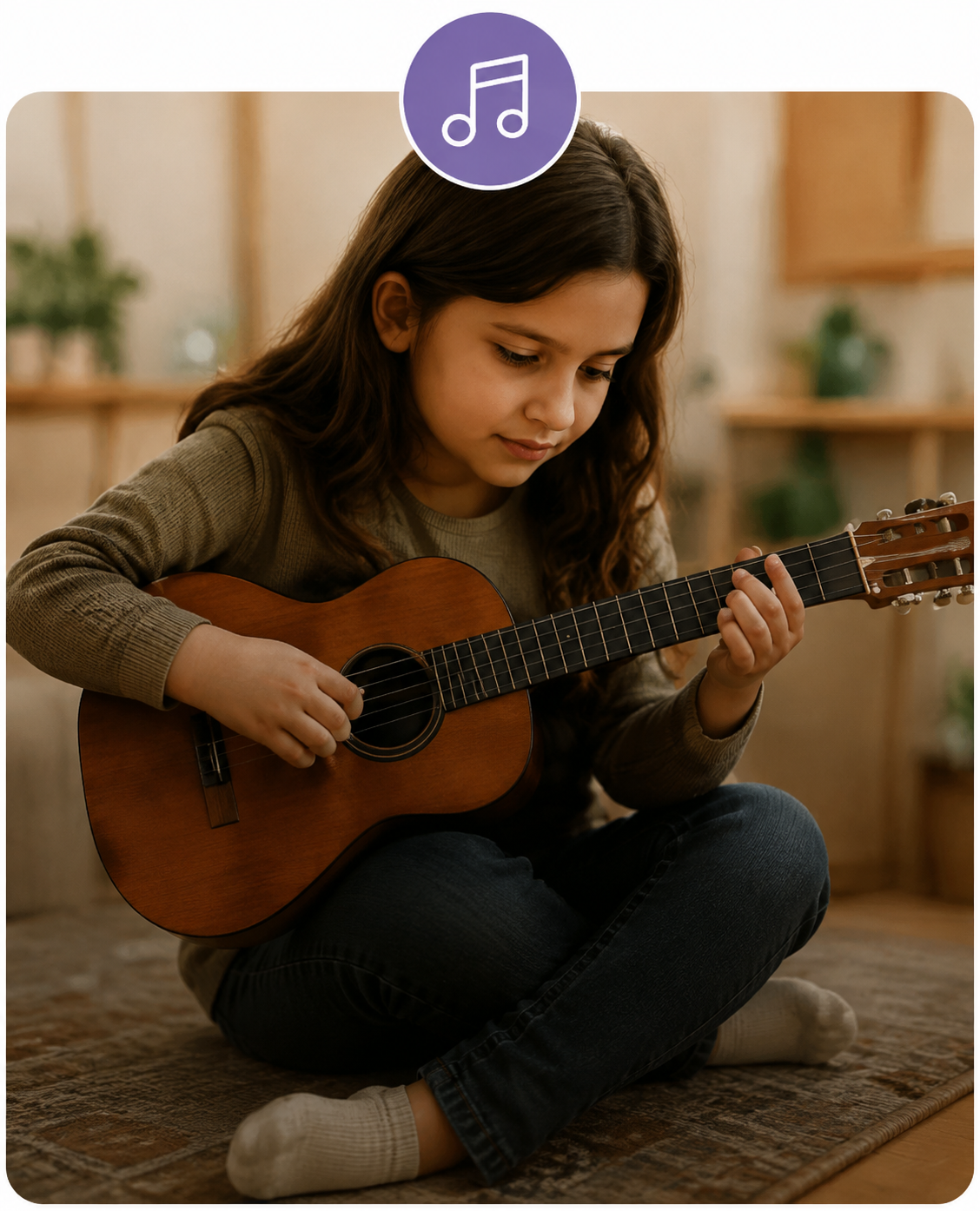 Çocuklar müzik etkinliğinde